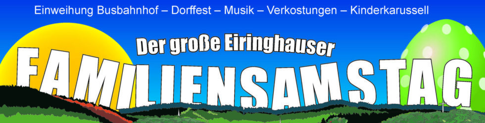 Eiringhauser Dorffest 2022 – mit Einweihung Busbahnhof!